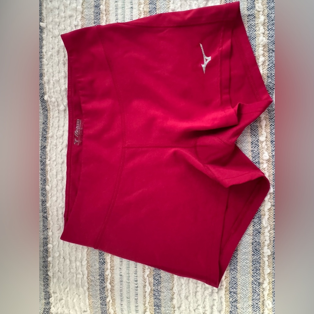 Mizuno red Performance Training Shorts
